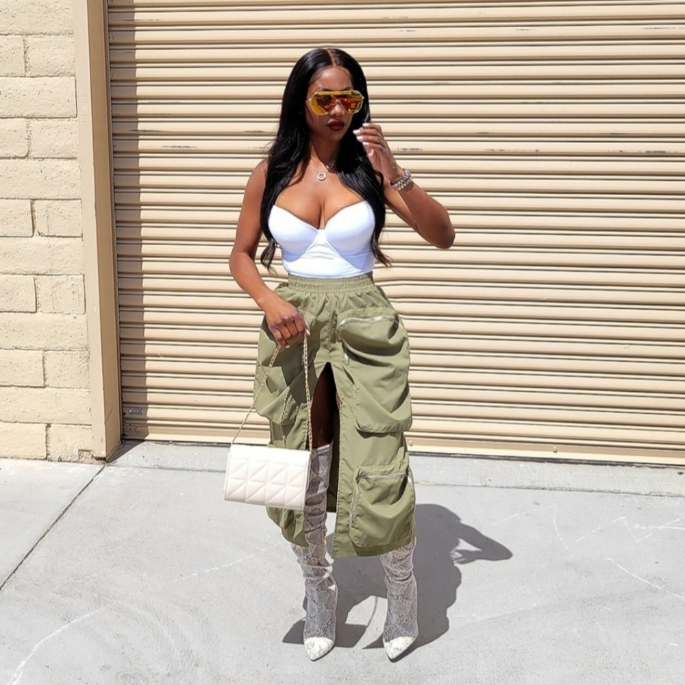 Cargo Maxi skirt